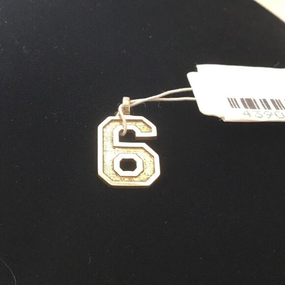 Raised Edge Number Charm (E2) - Picture 4 of 5